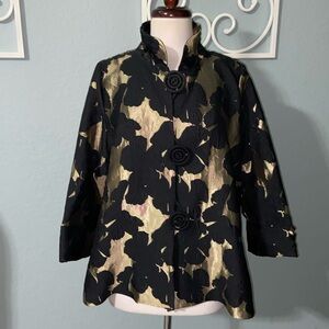 Nwot IC by Connie K brocade floral Jacket
